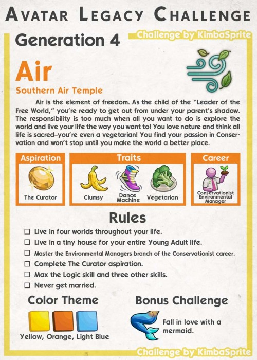 The Sims 4 - Avatar Legacy Challenge