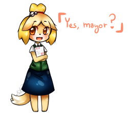 yume-sketches:  Isabelle doodle, she’s such a cutie x3