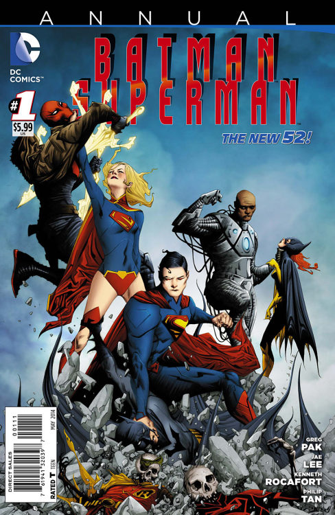 nomalez:DC COMICS PREVIEW: BATMAN/SUPERMAN ANNUAL #1Written by Greg Pak // Art and cover by Jae Lee,