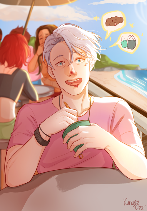 hachidraws: Victor-I’m-So-Suave-Nikiforov, always getting food on his face when he’s pre