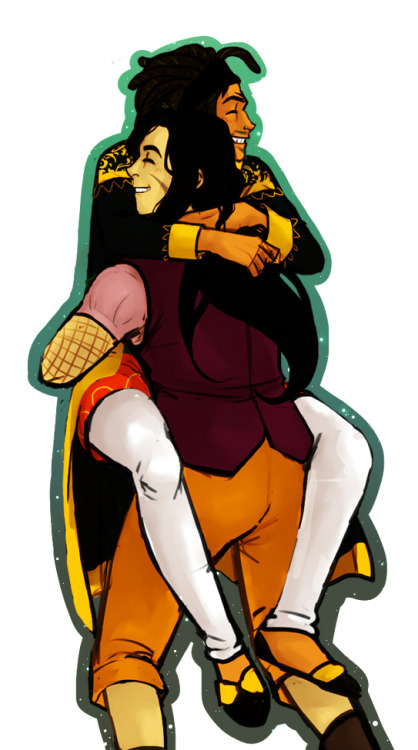ryuichifoxe: Mirza and Ashoka are the best space pirate boyfriends ;u;