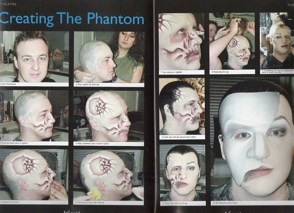 operafantomet:  Five “becoming the Phantom” deformity collages: 1. Michael Crawford,