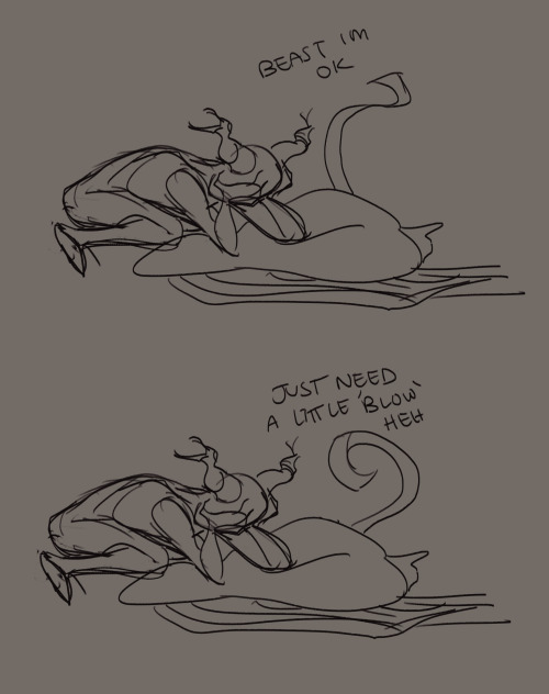silk-ward: man you guys doing all the gay monsters are way ahead of me, i’m still trying to figure out ow to draw the beast beyond the silhouette. …the bottom ones were when i got really tired….. 