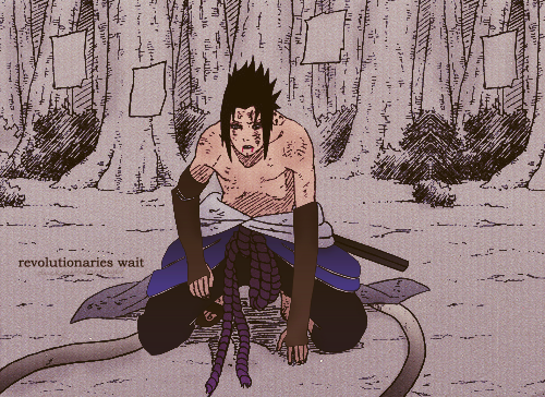 duckasstheavenger:  People couldn’t believe what I’d become. ↳ sasuke + viva