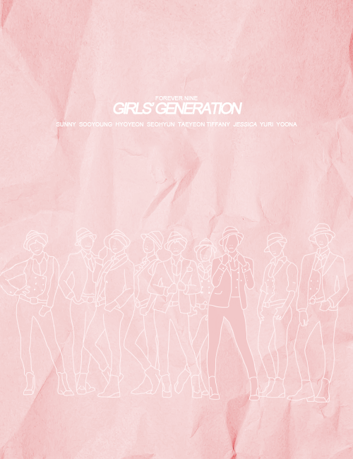 hyunga1: forever nine. #staystrongsnsd (insp.)