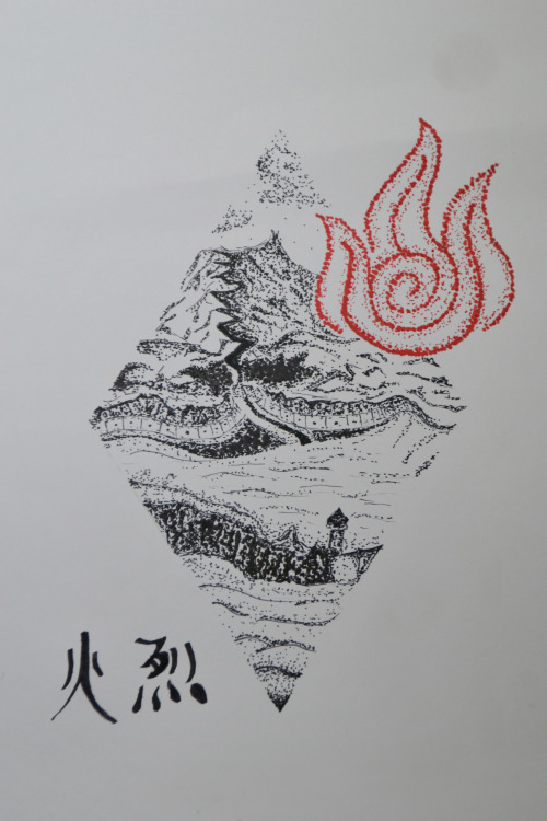 notsosubtlegaymer:  witdthevilmaycare:  Made these and thought I’d share them with you guys Deviantart   Hey! The earthbending design I want a tattoo based on!