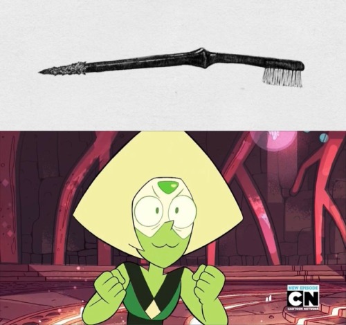 Peridot found out a toothbrush can be a weapon adult photos