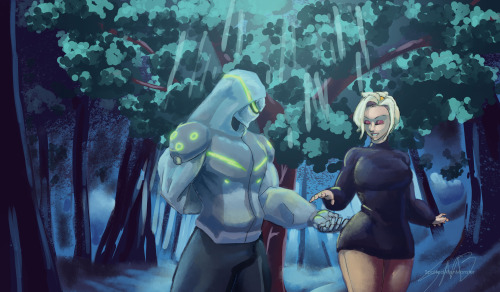 sambadgerowart:Gency Week | Day 7: ForestI wanted to do more throughout the week for the event, but&
