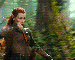 ramrambolton:  Evangeline Lilly as Tauriel in “The Desolation of Smaug” 