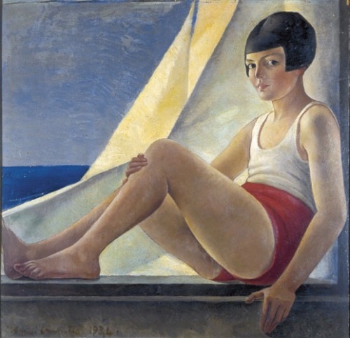 terminusantequem:Ida Nasini Campanella (Italia, 1894-1979) - Raffaella al Mare (1934)