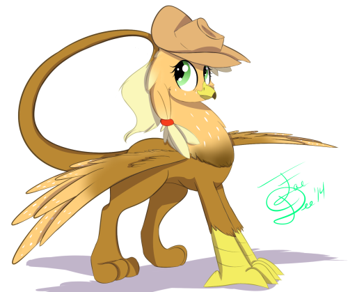 faedee:  FINALLY DONE WITH ALL OF THEM My Little Griffon~ All the Mane 6 griffonized and customized. This was a bunch of fun! 
