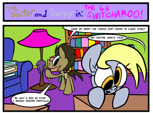 timeoutwithdoctorwhooves:  The 63 Switcharoo Part 1.  X3! *giggles* I love this blog so much. Oh the shenanigans~! <3