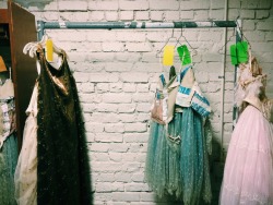 ryloism:  midsummer fitting today in wardrobe…  this is my job, I am a fairy for a living like how is my life real
