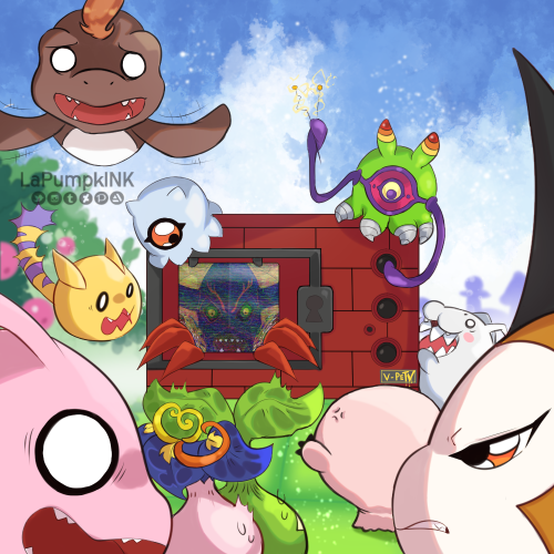 While some baby digimon gathered to see the return of their partners in #DigimonAdventure2020 others