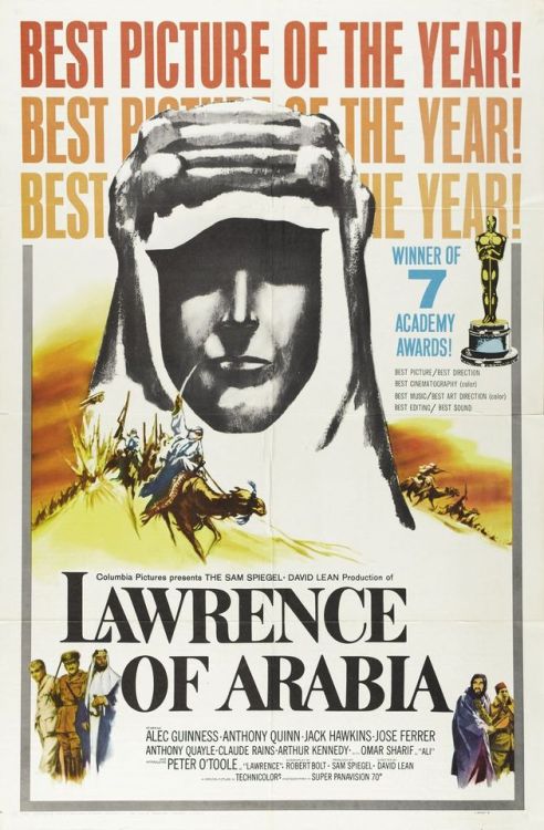 fuckyeahmovieposters: Lawrence of Arabia  I hear the drums and the strings of the overture with this