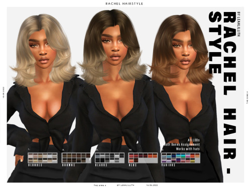 Rachel Hairstyle: DOWNLOADSIMS 4