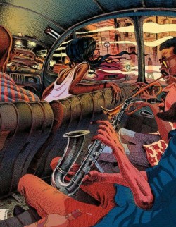 didierleclair:  JAZZ ON THE GO… By Olivier Bonhomme