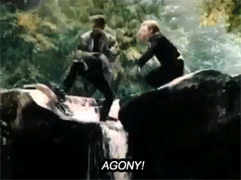 After finishing a book in a day and then waiting a year for the sequel.