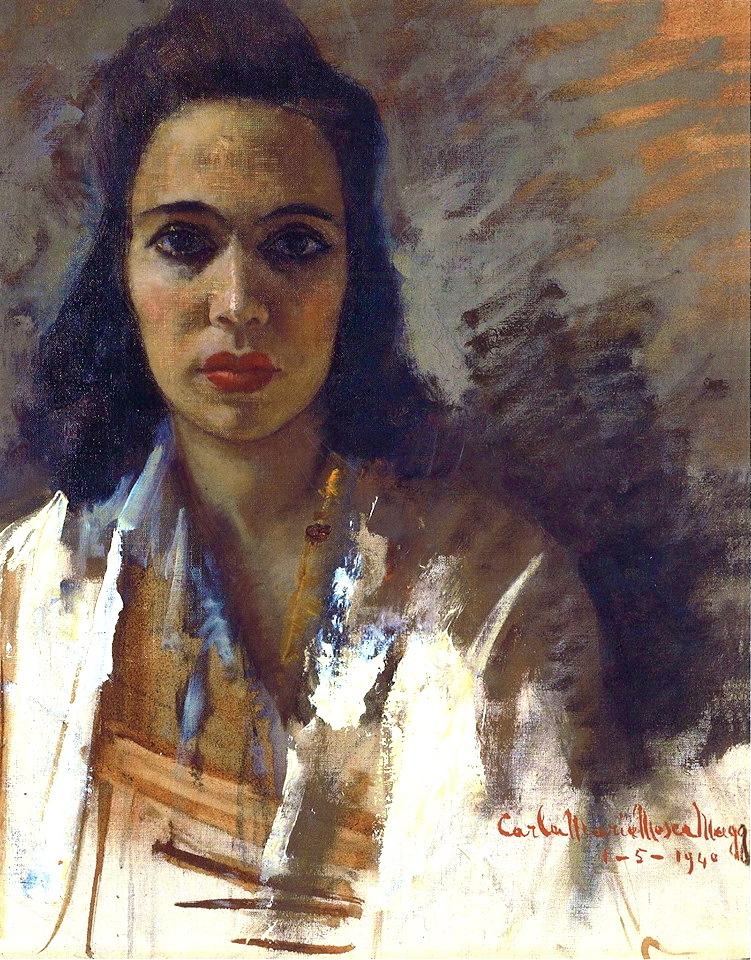 worldpaintings:  Carla Maria Maggi The Look of Judith, 1940, oil on canvas, 75 x