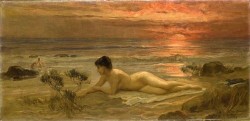 jonilover:  Sunset, Frederick Authur Bridgman(1847-1928,