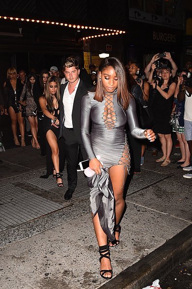Normani, Ally, Lauren and Dinah leaving a #VMAs afterparty last night.