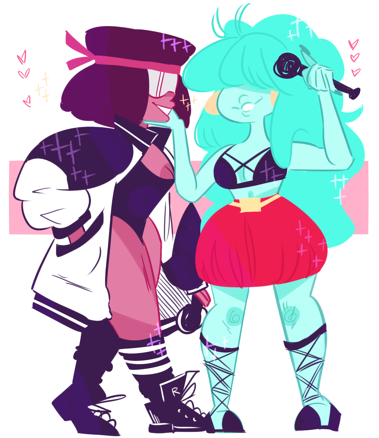 osipingi:  i have this head cannon where they dress up like nicki and sing her songs..