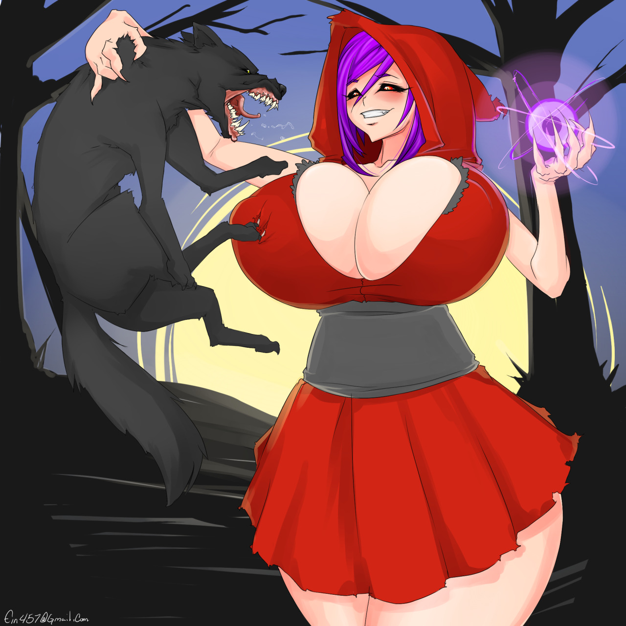 ein457:  Asmo Red Riding Hood by Ein457 HAPPY HALLOWEEN!