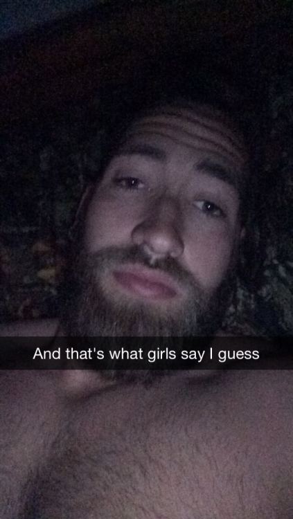 kambreycollins:  This big bearded guy was ready to fuck. Yeah that sixth pic is actually a dick pic he posted to Tinder moments.