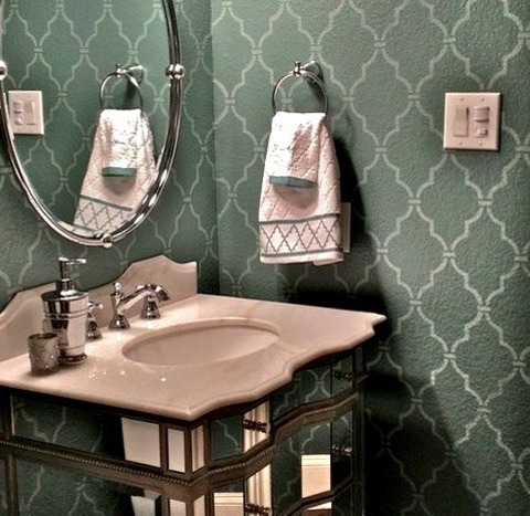 Dallas Contemporary Powder Room