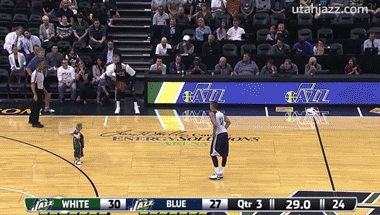 onlylolgifs:  Gibson, who was diagnosed with acute lymphoblastic leukemia in 2012,