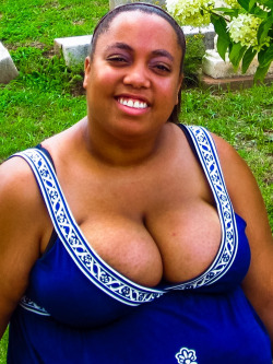 enormousblacktits:  Oh yeah!  I wore this in public and made SURE my nipples were slippin out. At one point pretty much more than half of my nipple was exposed and I kept right on walkin. Yea I was gettin checked out like CRAZY!!!!