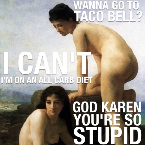 Apparently the requirement to be one of the Bathers in a William Adolphe-Bouguereau painting is an a