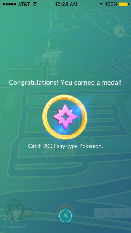 Got the gold medal for ground types over the weekend and just got the gold for fairy types! I’
