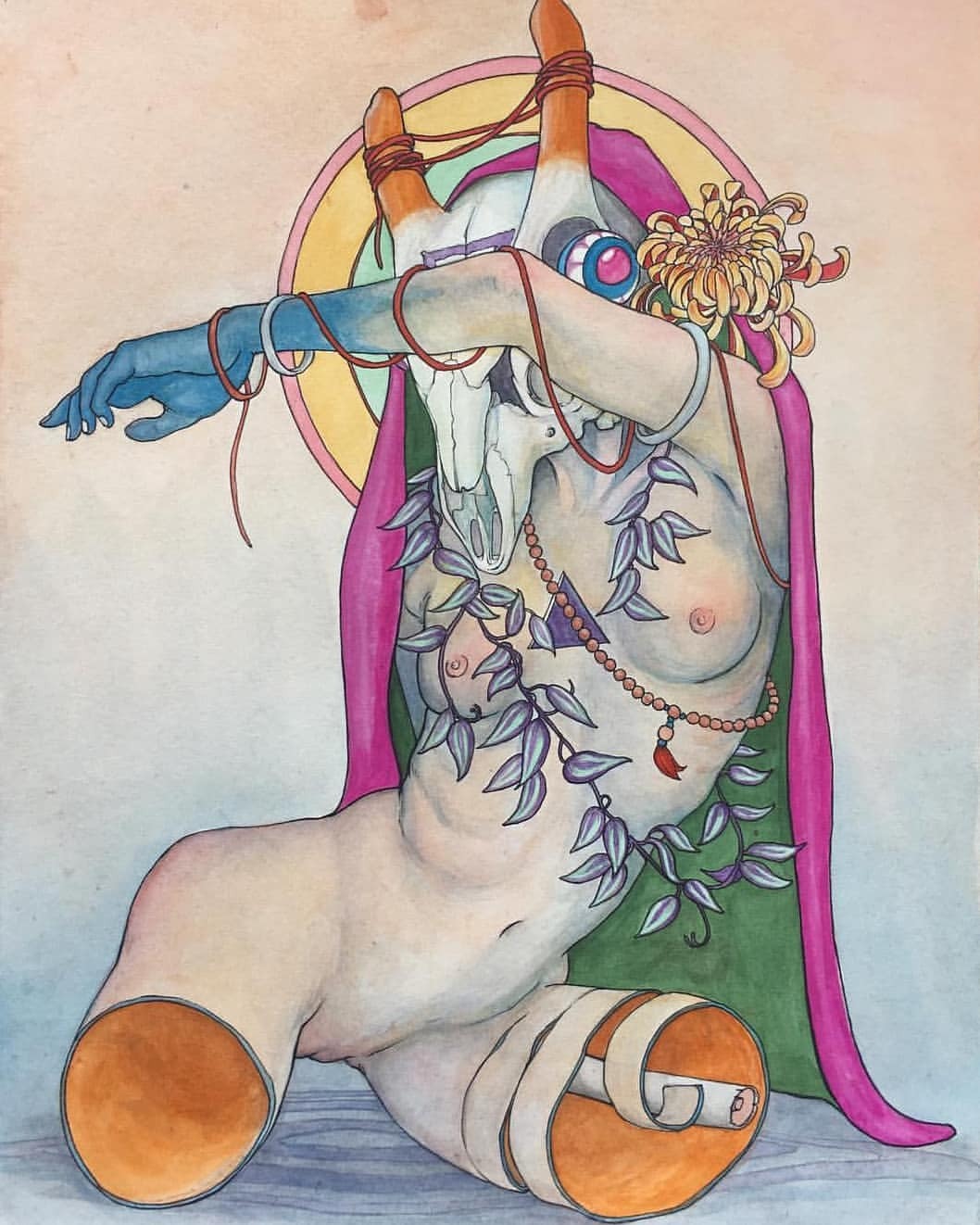 artandoddities:  Love this piece by @briansloanhakes.  https://www.instagram.com/p/BnBpY8eHOB3/?utm_source=ig_tumblr_share&amp;igshid=nozdlwwodsak