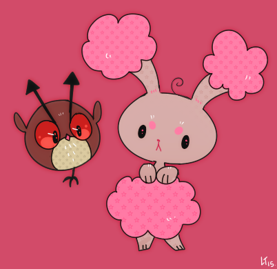 this-wandering-lamb:  wanted to draw some cute pokemons <3 cecespeon here you go :3 