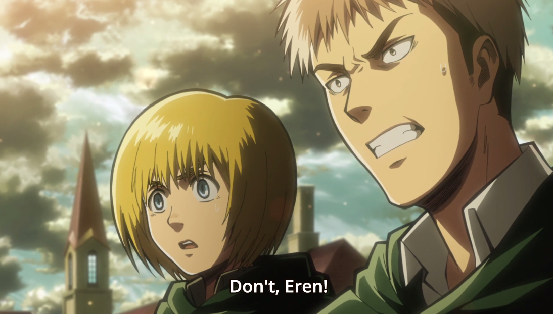 kougyokku:  anime vs. manga: changes in episode 25 scene’s with armin that pissed