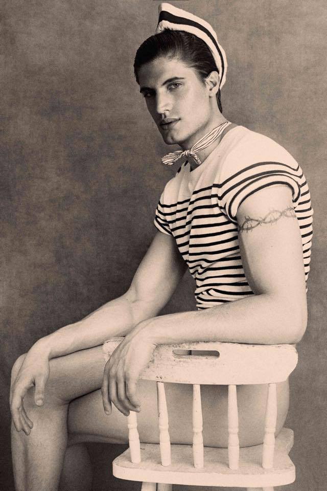 ohthentic:  ratatoskryggdrasil:  Santiago Ferrari is a Male Pinup for Sailor Inspired