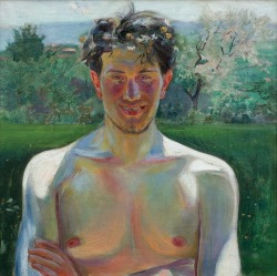 ratatoskryggdrasil:  Vlastimil Hofman, Portrait of a Youth (Faun), 1908