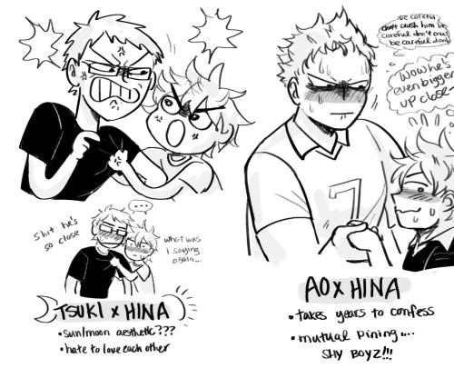 unipacas: my clownass decided to reread haikyuu and now im BACK on my bullshit, PLEASE CONSIDER THES