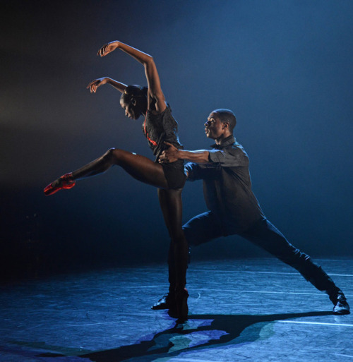 Cira Robinson and Jose Alves in Mark Bruce’s Second Coming, Ballet Black, February 2015. ©