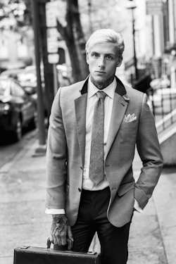 dieproper:  Grey spring // CMMP Blazer, Shirt