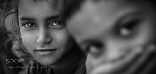 ***Child in Gujarat*** by joachimbergauer