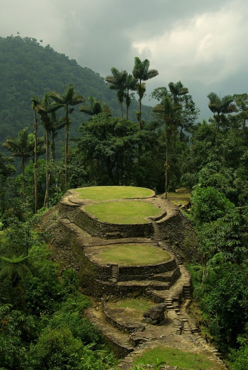 ancientart:The pre-Columbian archaeological site of Ciudad Perdida (Spanish for “Lost City”), locate