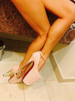 forcep: AMAZING shoes !!!! - Four black guys took her last night …  She entered the room - sky high tall in her 10 inch heels … the boys melted - sat on the sofa as she made her rounds… each one became instantly erect and later had her fully…