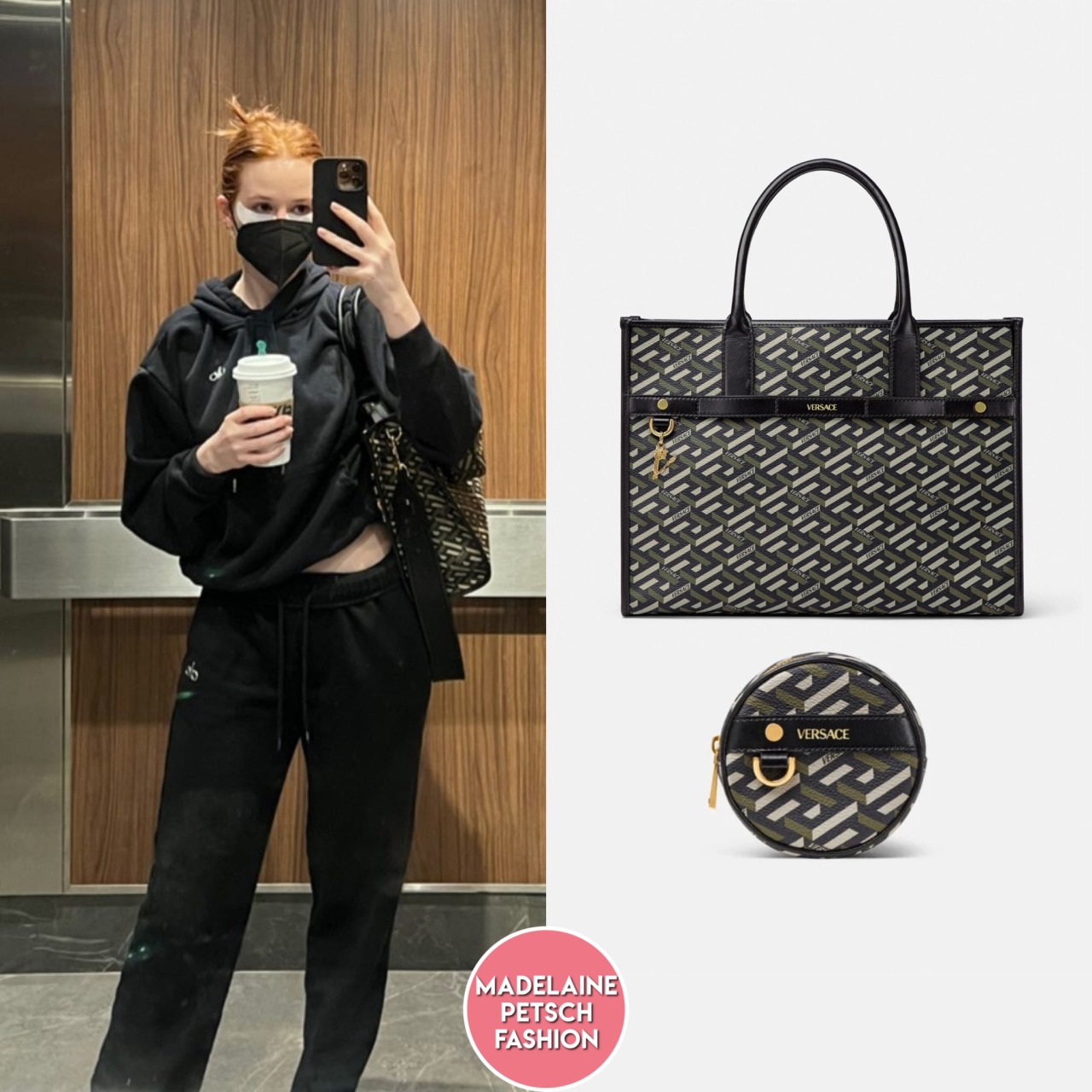Madelaine Petsch Fashion — Instagram Post. Madelaine carried the Louis