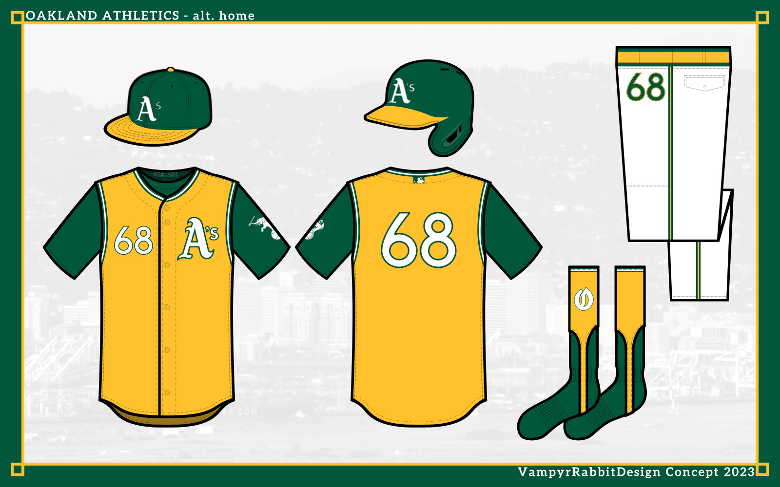 The A's - a tale of two cities. - Concepts - Chris Creamer's