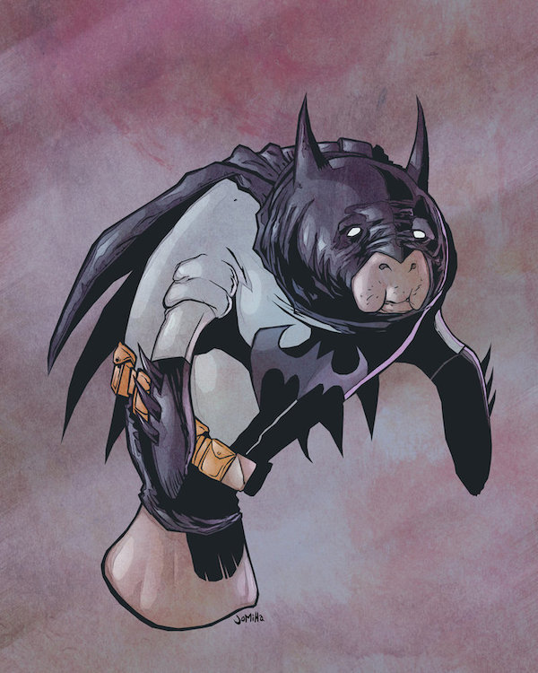 theinturnetexplorer:   Superhero Manatees 
