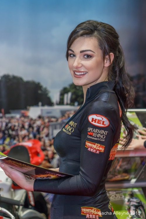 Tanya Atherton at the MCN Motorcycle Show, ExCeL.