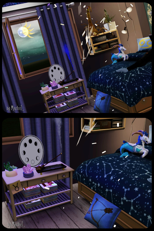 Modern Mages - Part 5D: Astrology WitchI used my New Years sim to recreate @brenna-ivy‘s commission 