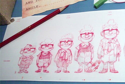 wigmund: conceptartthings: Character Design and Development for Carl Fredricksen from Disney Pi